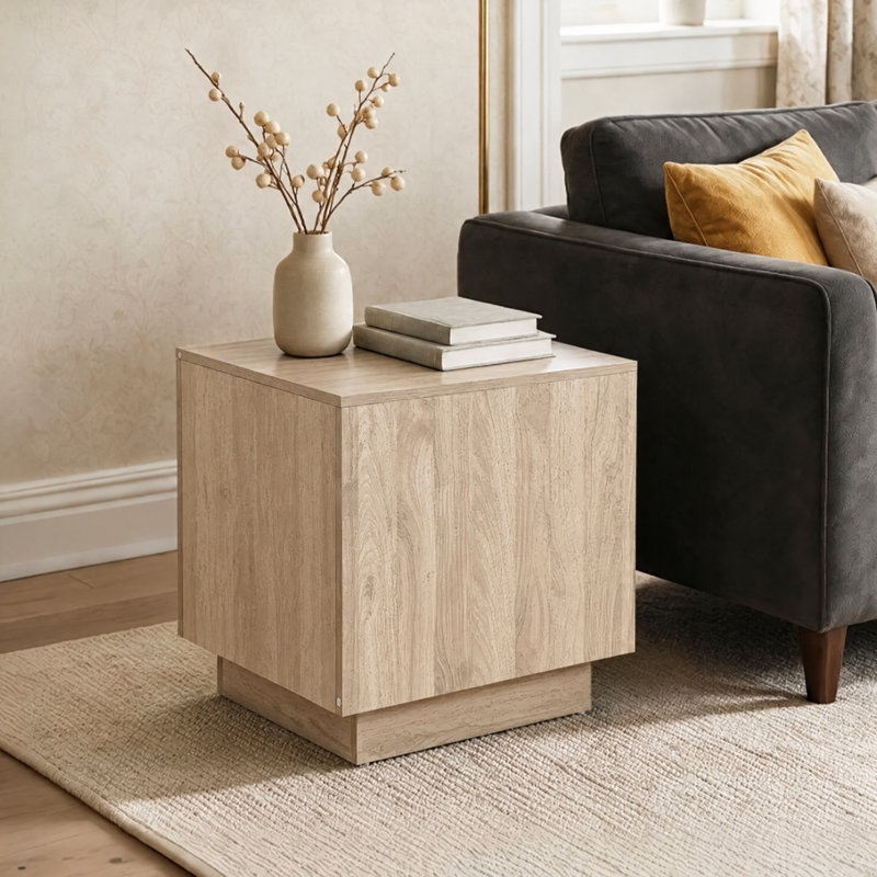Table de bout 20 po, Beige