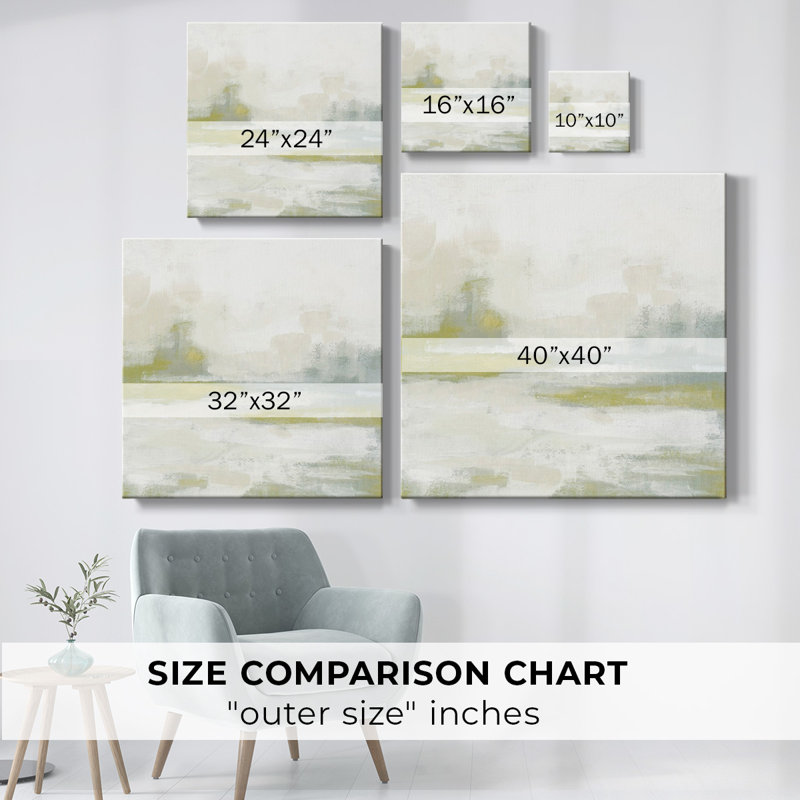 Toile tendue Citron Horizon I-Gallery, H 32 po x l 32 po