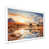 White Single Picture Framed