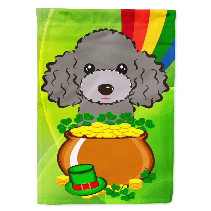 Drapeau de jardin Arella St. Patrick's, Caniche 2