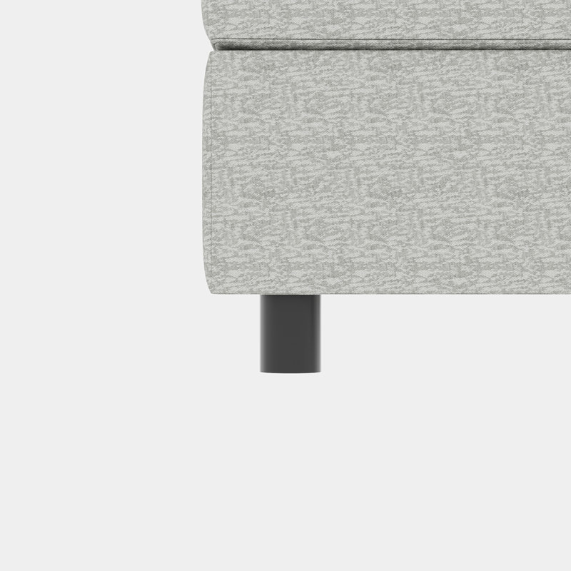 Canapé modulaire Luxema, Gris, H 32 po x l 93,5 po x P 68 po