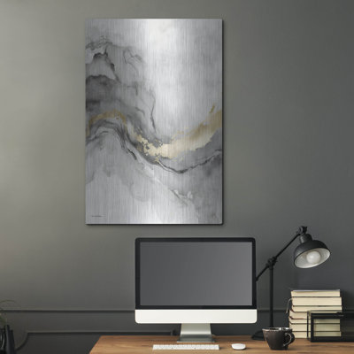 " Gray Art Marble I " by Seven Trees Design