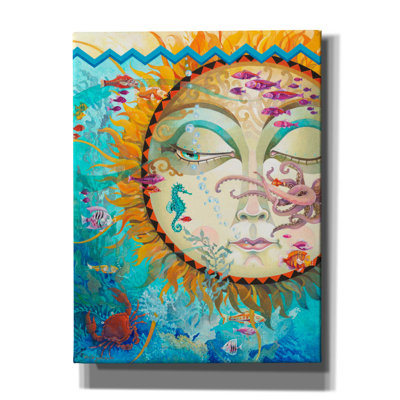 «Sunset» par David Galchutt, art mural sur toile