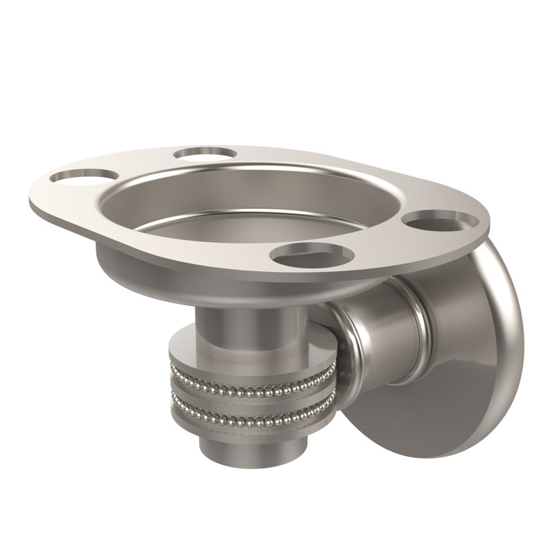 Porte-brosse à dents & culbuteur Continental, Nickel satiné