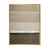 Toile avec cadre flottant or