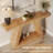 Chasidi Rectangular Pedestal Console Table-688177645