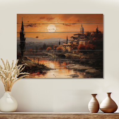 " Italy Tuscan Sunsets I "