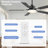 48''/52''/72'' Modern Ceiling Fan with Light, 3CCT LED, Remote Control, 6-Speed Reversible DC Motor, Double-Sided Black/Walnut Blades, Timer, Indoor & Covered Outdoor-1876469860