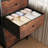 6-Drawer Storage Dresser with LED Lights, Hanging Rack & Charging Station-1228887840