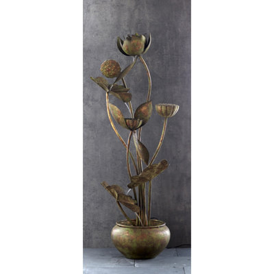 Metal Weather Resistant Floor Fountain