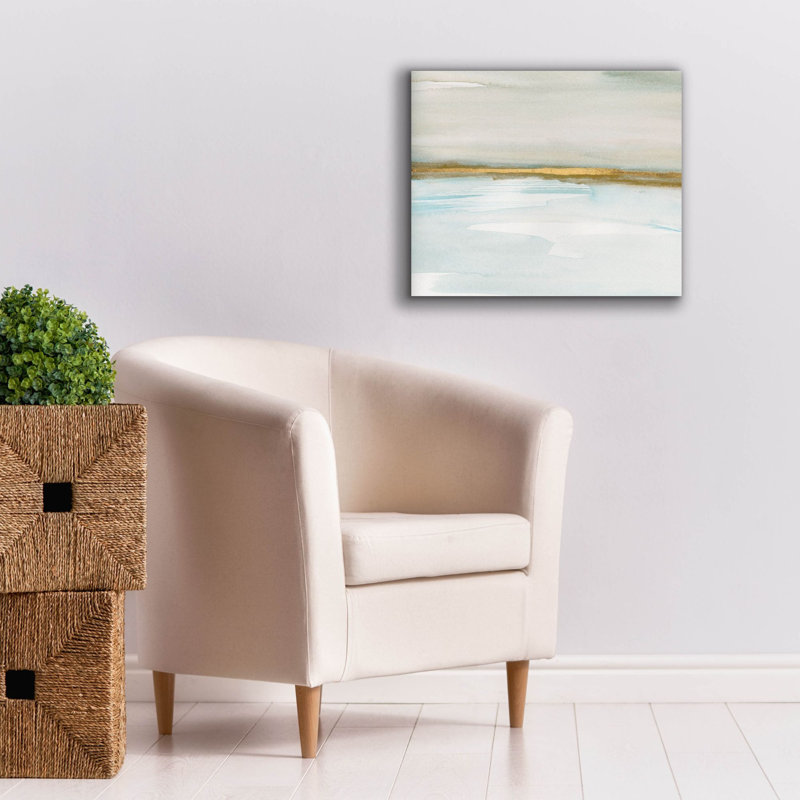 «Ua Golden Vista 1» par Annie Warren, art mural sur toile, 24 po x 20 po, H 20 po x l 24 po x P 0,75 po