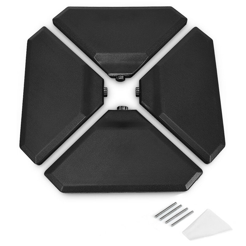 Socle de parasol autoportant en plastique pour terrasse daleia