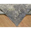 Tapis oriental 8 pi 1 po x 10 pi blanc avec huître grise, écorce d'arbre et fossile, noué à la main, 100% laine naturelle non teinte