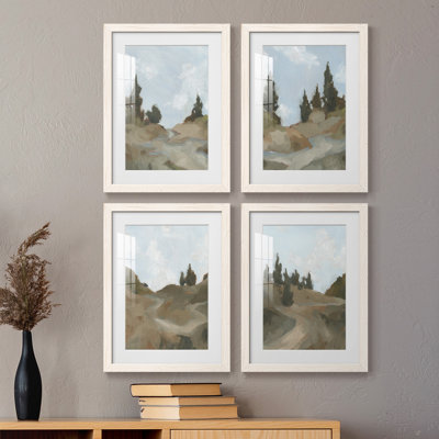 " West Fork Hiking Trail I " 4 Piece Art Painting