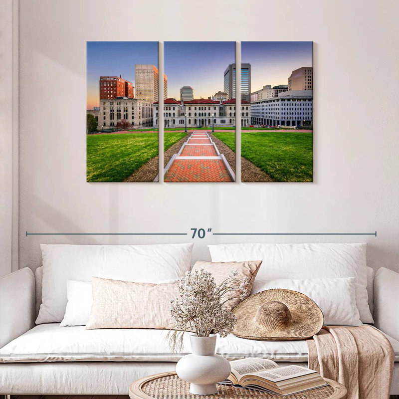 Richmond From Capitol Grounds, 28" H x 45" W