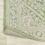 Tapis intérieur / extérieur crème / vert Aaleayah Medallion-1505997798