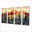 Montagnes d'automne dans le Caopy II - Art mural montagnes - décoration murale traditionnelle-208550609-208550622
