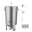 Seau de fermenteur 8 gallons en acier inoxydable 304 avec couvercle, robinet et thermomètre
