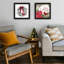 Art mural moderne et élégant pour la chambre à coucher - Bois et papier décoratif multicolore fabriqué à la main dans votre maison à partir de bois, décoration