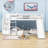 Twin Over Twin Wood Bunk Bed with Slide and Storage Staircase-1236857201