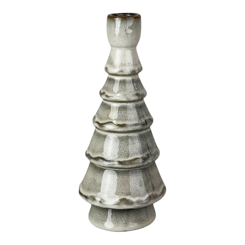 Glazed Ceramic Candle Holder