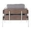 Fauteuil en polyester de 36 po de largeur-87458604-87458605