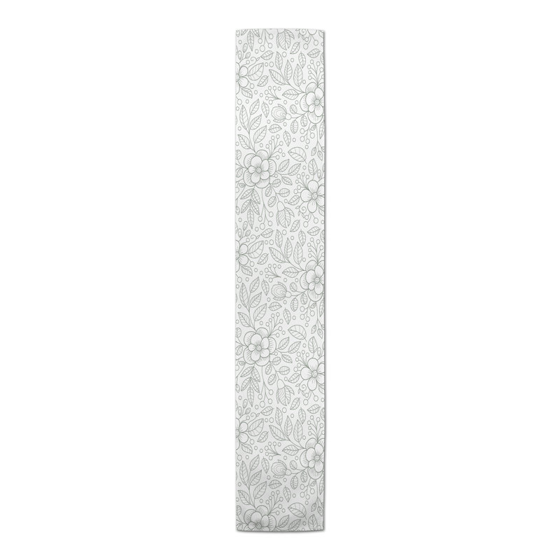 Chemin de table Amini, 72 po x 16 po, Vert