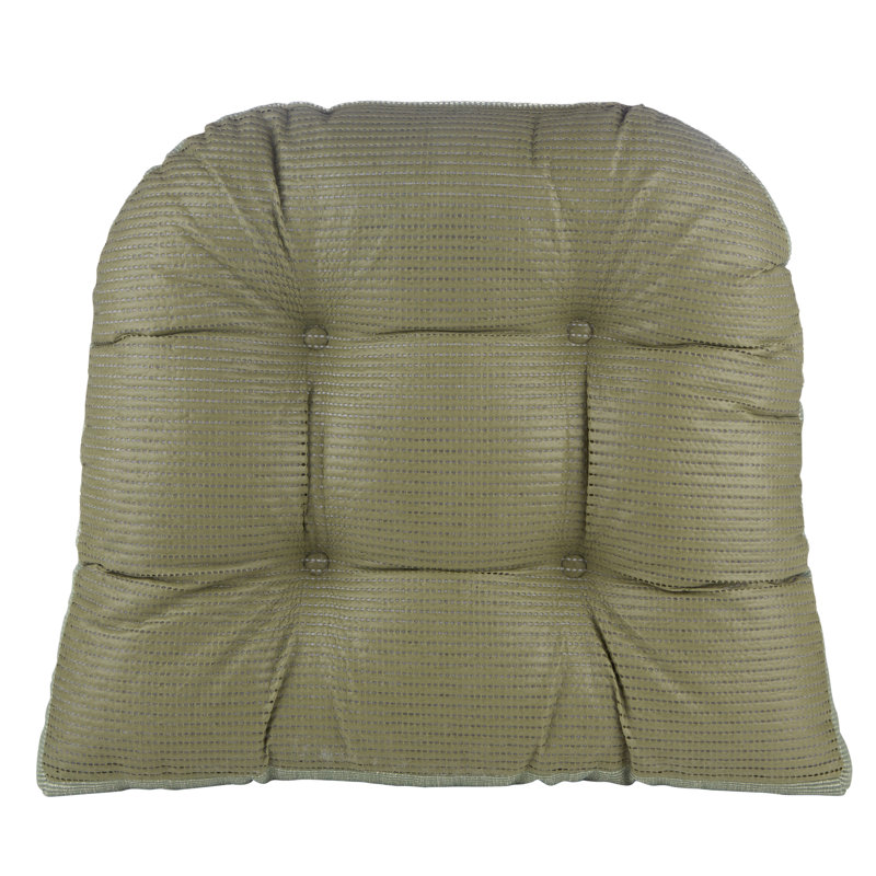 Coussin de chaise longue à mèches de pince, Céladon