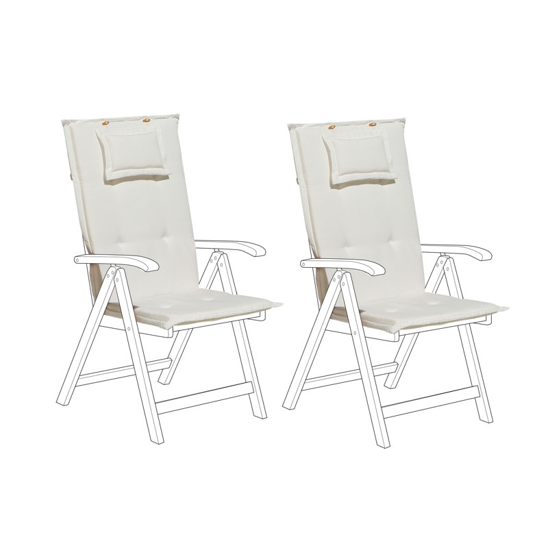 Bordbeck Seat/Back Cushion, Cream