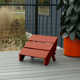 Byrnes Outdoor Adirondack Chair With Table