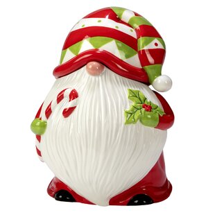 Holiday 2023 Ceramic Santa Claus Figural Cookie Jar