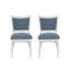 Chaise d'appoint à rayures bleues Lainey-1558847674