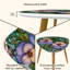 Ensemble de 2 tables gigognes Triangle