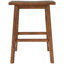 Tabourets de cuisine en bois à hauteur de comptoir 2 pièces Farmhouse Rustic