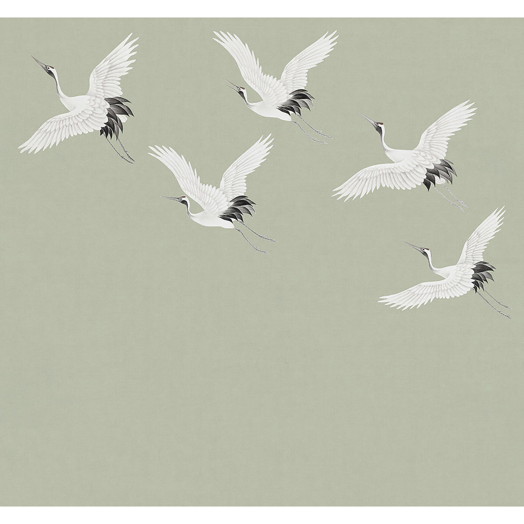 Superfresco Easy Cranes in Flight Print To Order Fixed Size 2.8m x 3m Mural