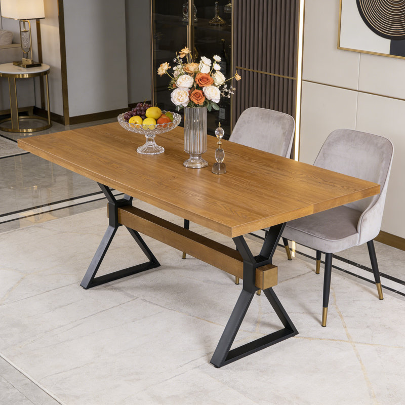Table à manger, Brun / Noir
