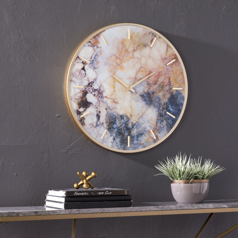 Horloge murale multicolore | Idée de cadeau