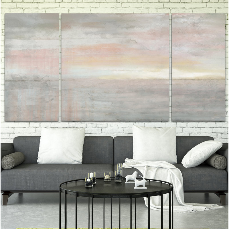Tôt le matin - reproduction d'art sur toile, H 24 po x l 48 po x P 1,5 po