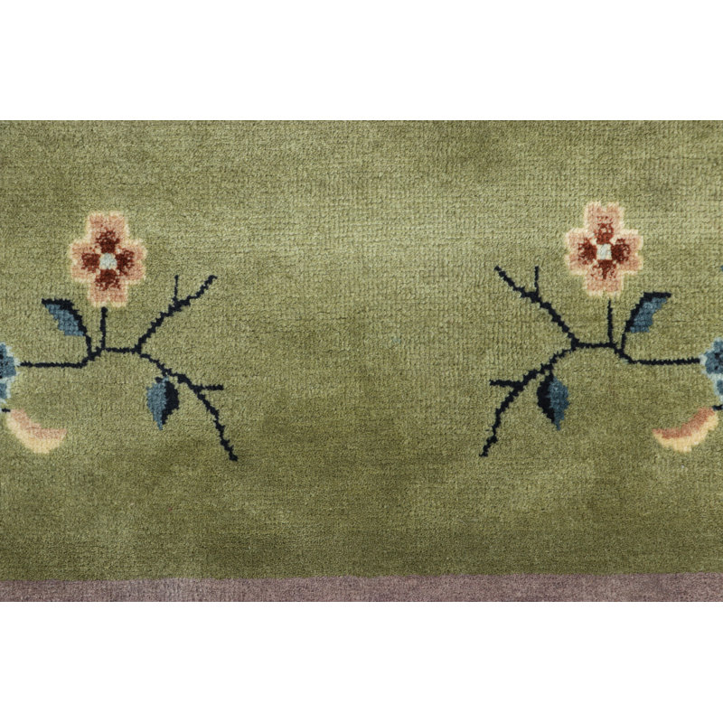 One-of-a-Kind 3'0x6'4 Hand Knotted Area Rug