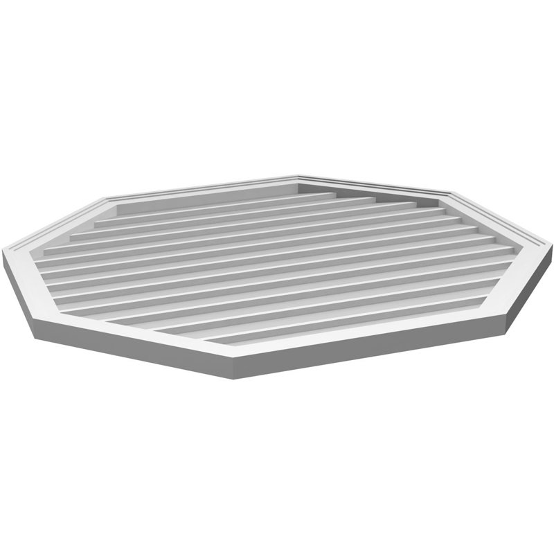 Évent horizontal gondole allongé en surface octogonal Signature, H 36 po x l 40 po x P 1,5 po