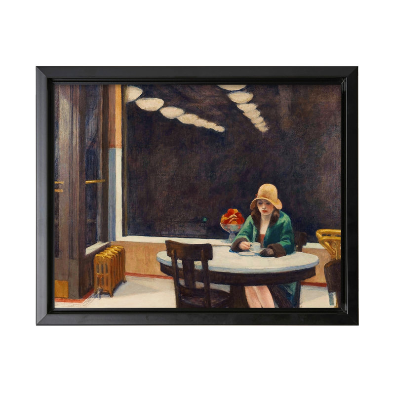 Peinture automatique, H 24 po x l 32 po, Canevas, Cadre noir