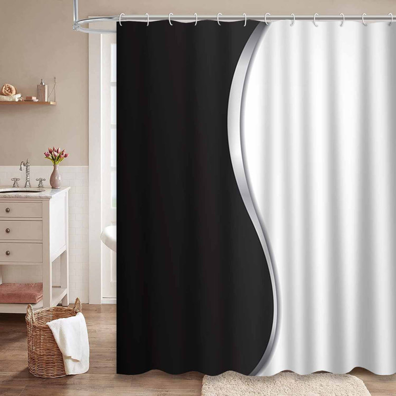 Rideau de douche Abstract, L 72 po x l 84 po