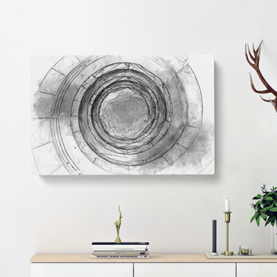 Spiral To The Sky - Wrapped Canvas