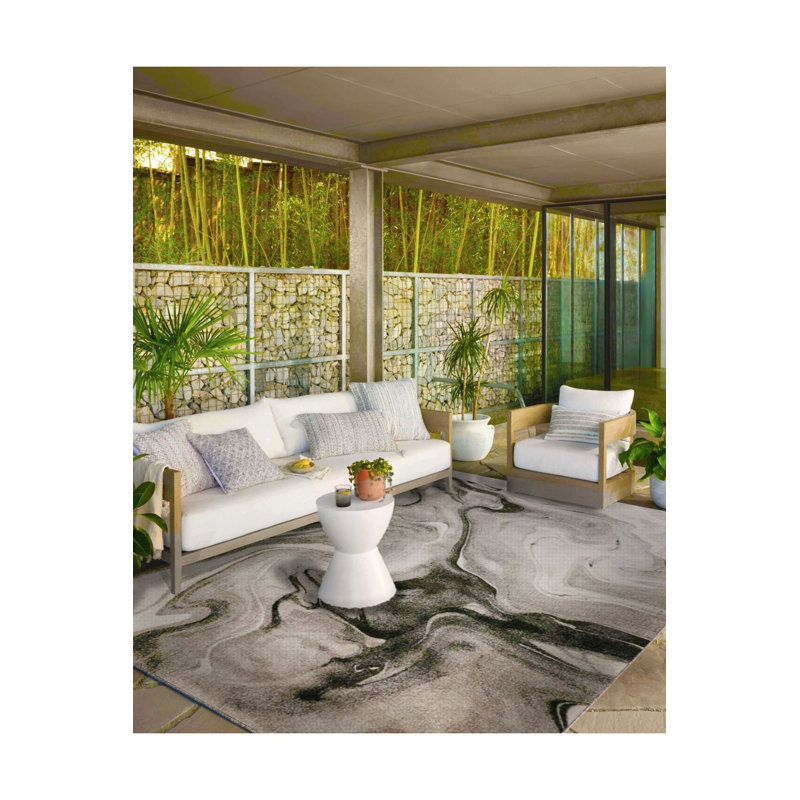 Tapis crème lavable à la machine, Sous-tapis carré 3 pi 3 po inclus