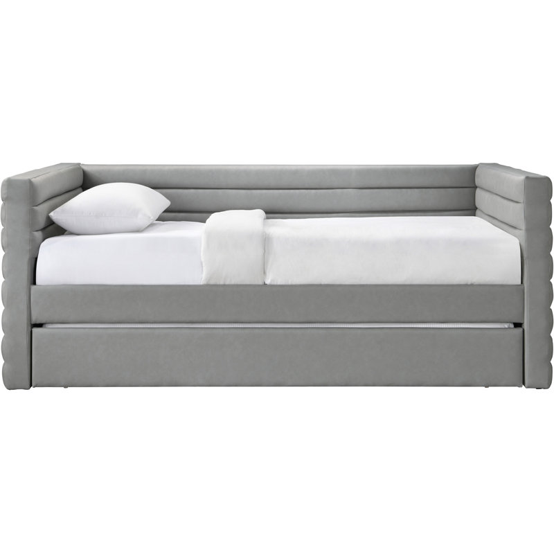 Lit de jour avec couchette Beverly, Gris