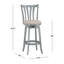 Asharn Swivel Upholstered Counter Stool-125352313-46321956