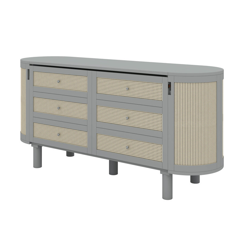 Grand lit escamotable avec rangement dissimulé, Grey