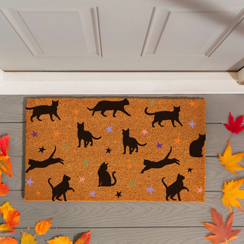 Tapis de coco Pumpkin Patch Cat
