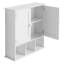 Armoire de salle de bain murale peu encombrante avec tablette réglable