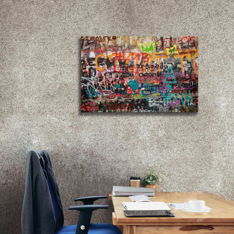 «Latitude Abstract®» par Abstract Epic Portfolio, reproduction d'art sur toile, H 26 po x l 40 po x P 1,5 po